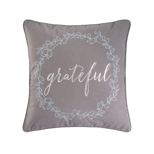 Grateful Wreath Pillow For Cheap