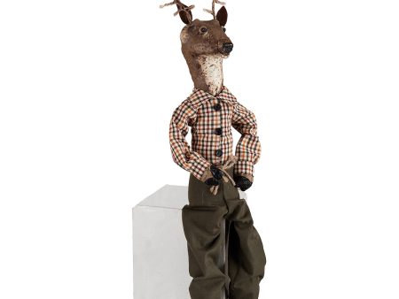 Deer Woodland Doll For Cheap