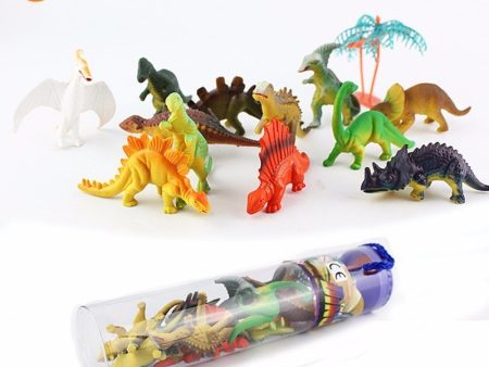 12pcs Mini Luminous Dinosaur Toy Jurassic Noctilucent Dinosaur Model Toys Kids Glow In The Dark Dinosaurs Best Gift for Boys For Sale