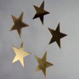 15 Stars Golden Mirror Wall Art Supply