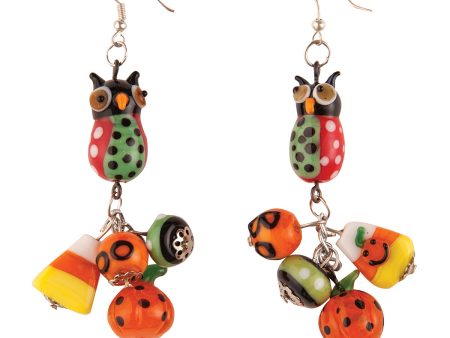 Owl Charm Earrings Cheap