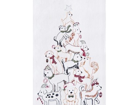 Puppy Tree Kitchen Towel on Sale