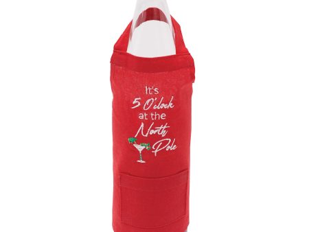 5 At North Pole Wine Apron Online Hot Sale