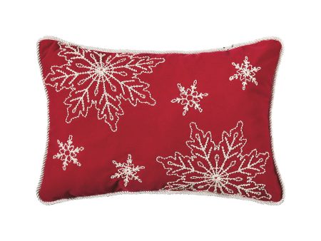 Snowy Holiday Pillow Online Hot Sale