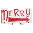 Merry Christmas Sign with Hooks For Discount