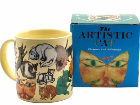 Artistic Cat Mug Online now