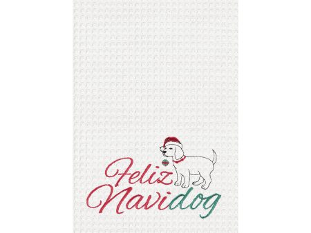 Feliz Navidog Kitchen Towel Online Hot Sale