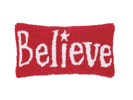 Believe Hooked Mini Pillow Online