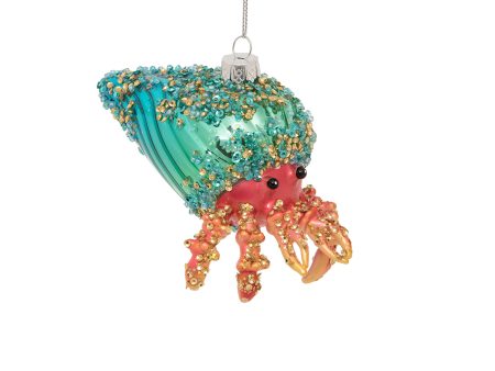 Hermit Crab Glitter Ornament For Cheap