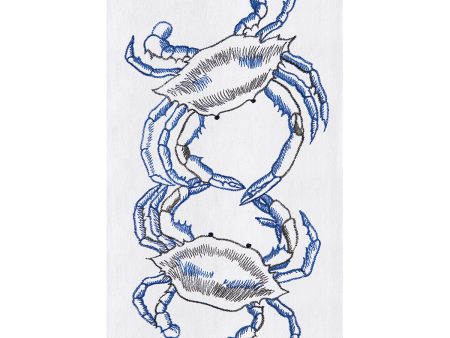 Blue Crabs Kitchen Towel Hot on Sale