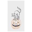 Cat On Pumpkin Towel Online