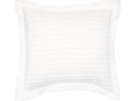 Eyelashes White Euro Sham Supply