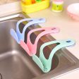 1 piece 16*8.5cm dishcloth rack suction cup sponge Online now