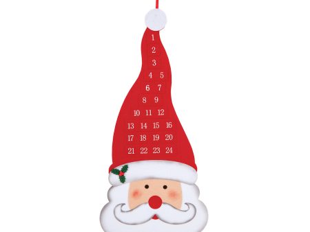 Santa Head Advent Calendar Supply