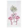 Flamingo Palm Kitchen Towel Supply