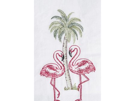 Flamingo Palm Kitchen Towel Supply