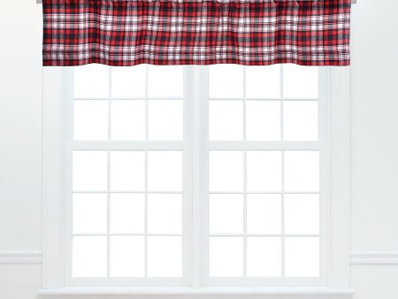 Fireside Plaid Valance Sale