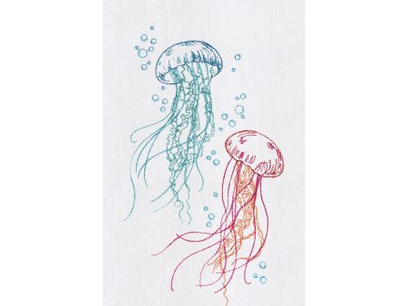 Jellyfish Bubbles Kitchen Towel Sale