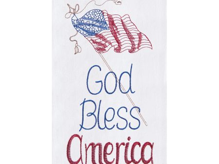 God Bless America Kitchen Towel Hot on Sale