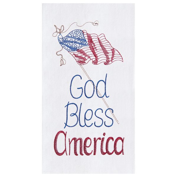 God Bless America Kitchen Towel Hot on Sale