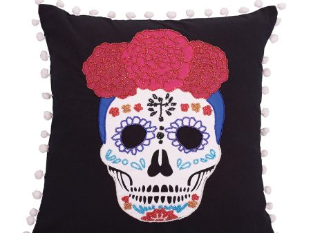 Sugar Skull Pillow For Cheap