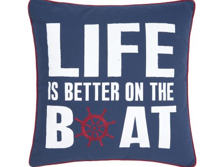 Better On The Boat Pillow Online Sale