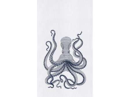 Blue Octopus Kitchen Towel Hot on Sale