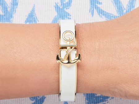 White Anchor Bangle Supply