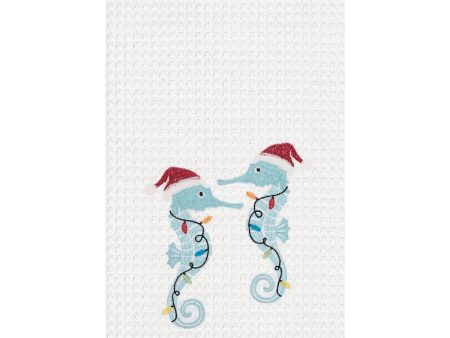 Festive Seahorses Kitchen Towel Fashion