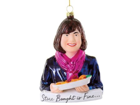 Ina Garten Glass Ornament - Store Bought Is Fine For Cheap