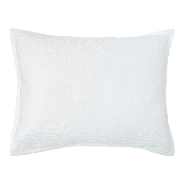 Sloane White Standard Sham For Cheap