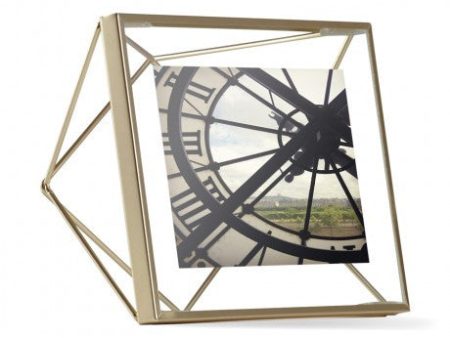 Prisma frame 4x4 matte brass Online Hot Sale