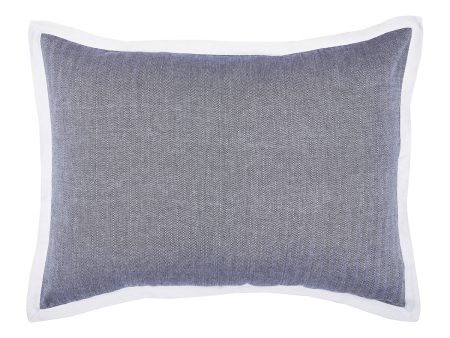 Roscoe Indigo Standard Sham Hot on Sale