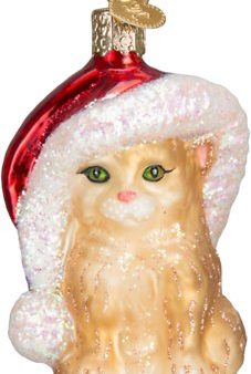 Santa s Kitten Ornament Hot on Sale