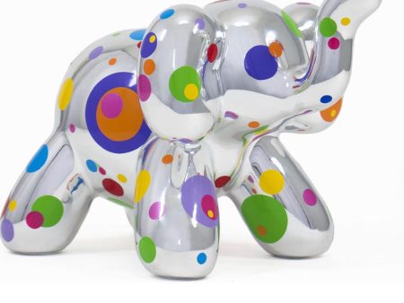 Balloon Money Bank Elephant Muticolor Polka Dot Discount