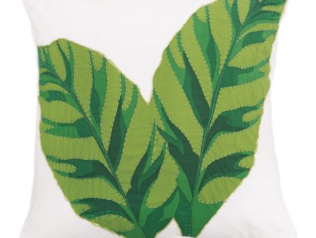 Layla Banana Leaves Pillow For Sale