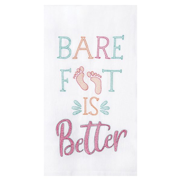 Barefoot is Better Kitchen Towel Online now