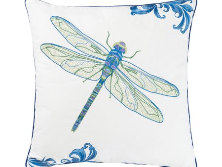 Blue Dragonfly Indoor Outdoor Pillow Discount