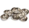 Zodax Ohanna 13  Long Cluster of Nine Serving Bowls - Nickel Online Sale