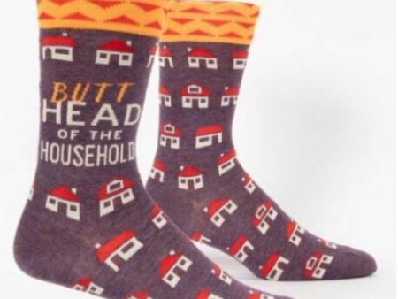 Butthead Of The Household  Men s Socks Fashion