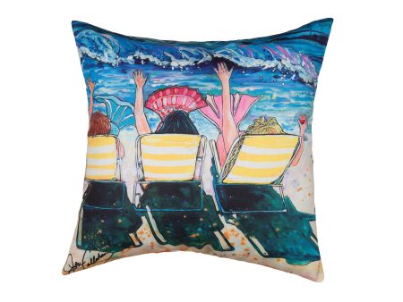 Mermaid Beach Party Pillow Online Sale