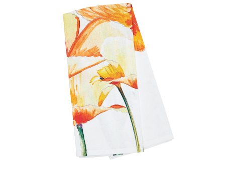 Golden Poppies Kitchen Towel Online Sale