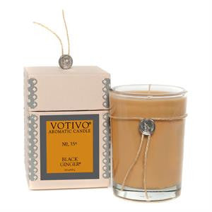 Black Ginger Candle Votivo - 6.8 oz. For Sale