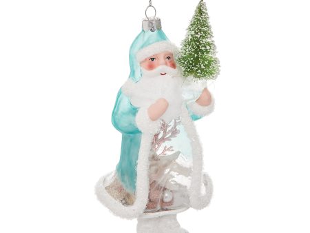 Coastal Santa Ornament Supply