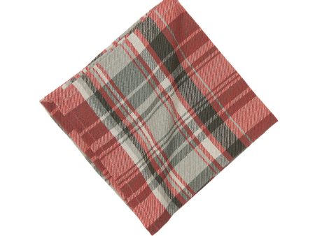 Saffron Plaid Napkin Cheap