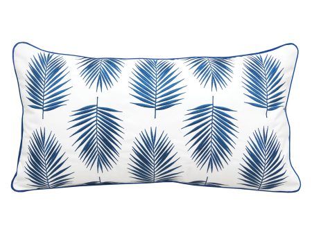 Palm Pattern Indoor Outdoor Lumbar Pillow Discount