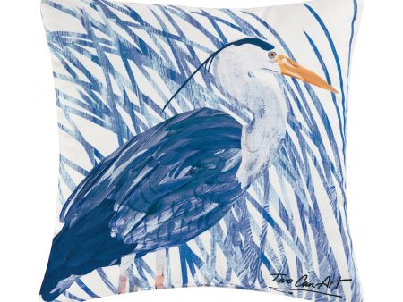 Blue Heron Pillow Online Sale