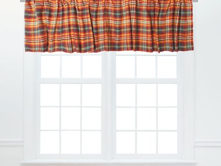 Randall Plaid Valance Online Sale