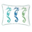 3 Seahorses Pillow Online now