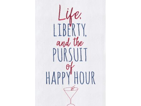 Life, Liberty Kitchen Towel Online now